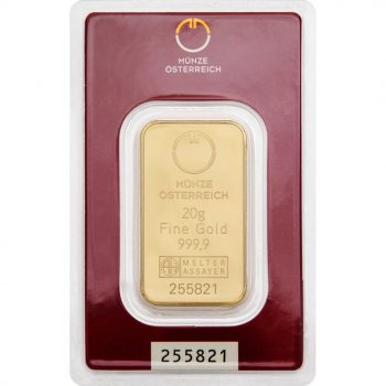 20 gr Lingou aur Munze Osterreich