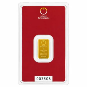 Lingou de aur Munze Osterreich 2g - aur 24K 999,9 certificat NeoGold