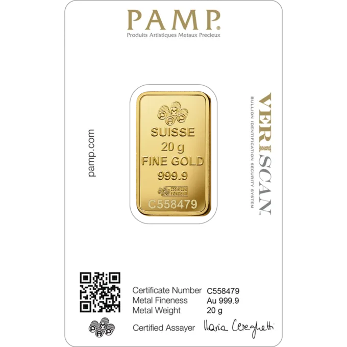 lingou-aur-pamp-20g-24k-999-9-spate-certificat-neogold Lingou de aur Pamp 20g - aur 24K 999,9 certificat NeoGold