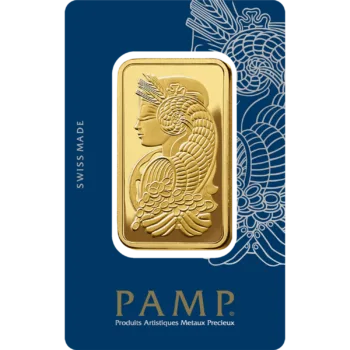 Lingou de aur Pamp 50g - aur 24K 999,9 certificat NeoGold