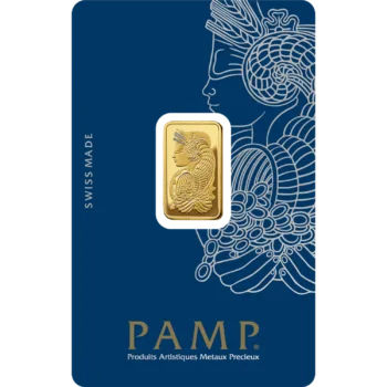 Lingou de aur Pamp 5g - aur 24K 999,9 certificat NeoGold