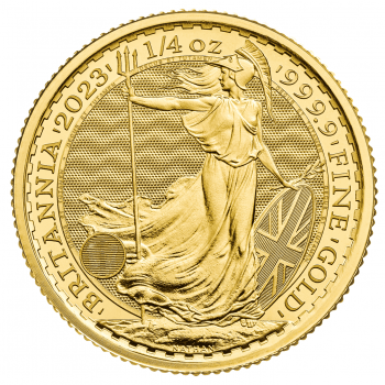 Moneda din aur Royal Mint Britannia 1/4 OZ - 7.78 gr