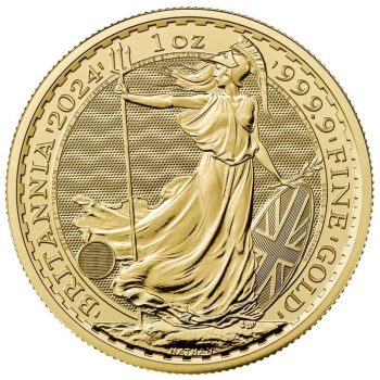 Moneda din aur Royal Mint Britannia 1 OZ - 31.1 gr Editie 2024