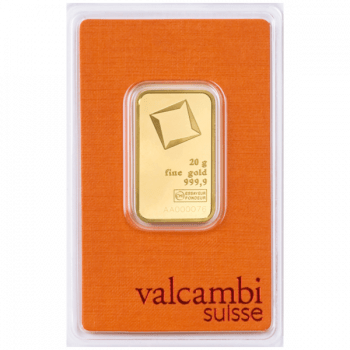 20 gr Lingou aur Valcambi Suisse
