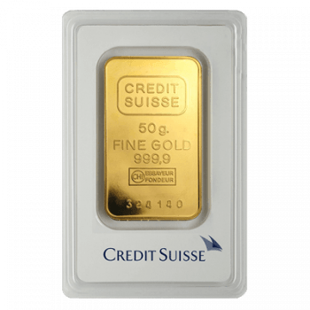 Lingou aur 24K - Credit Suisse 50gr