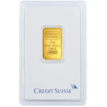 Lingou de aur Credit Suisse 10g - aur 24K 999,9 certificat NeoGold