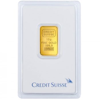 Lingou aur 24K - 10gr Credit Suisse