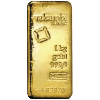 Lingou de aur Valcambi 1000g - aur 24K 999,9 spate certificat NeoGold