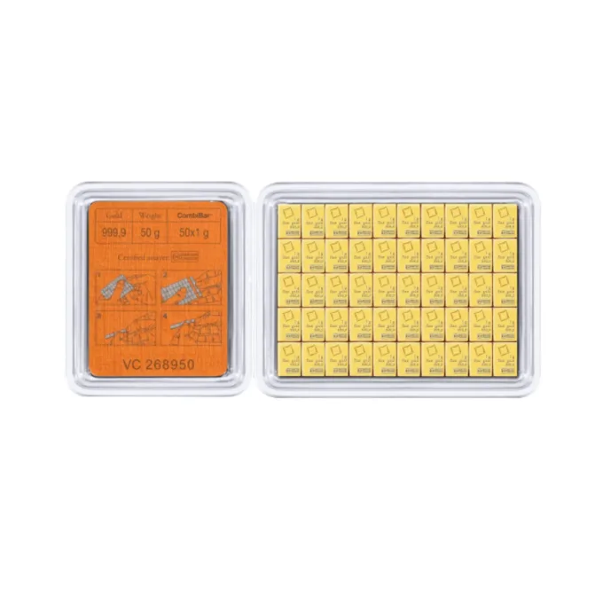 lingou-aur-valcambi-suisse-50x1g-24k-999-9-combibar-verso-certificat-neogold Lingou de aur Valcambi Suisse CombiBar 50 x 1 g (50g) - aur 24K 999,9 cu certificat NeoGold