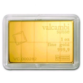 10 x 3.11gr Lingou aur Valcambi Suisse CombiBar