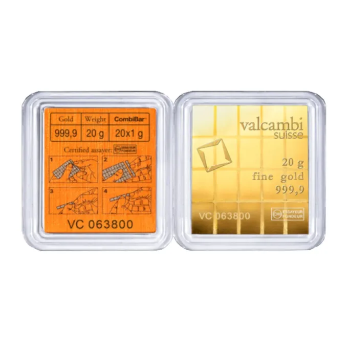 lingou-aur-valcambi-suisse-20x1g-24k-999-9-combibar-verso-certificat-neogold Lingou de aur Valcambi Suisse CombiBar 20 x 1 g (20g) - aur 24K 999,9 cu certificat NeoGold