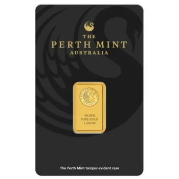 Lingou de aur Perth Mint 5g - aur 24K 999,9 certificat NeoGold
