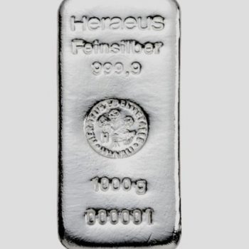 Lingou din argint Heraeus 1000 gr
