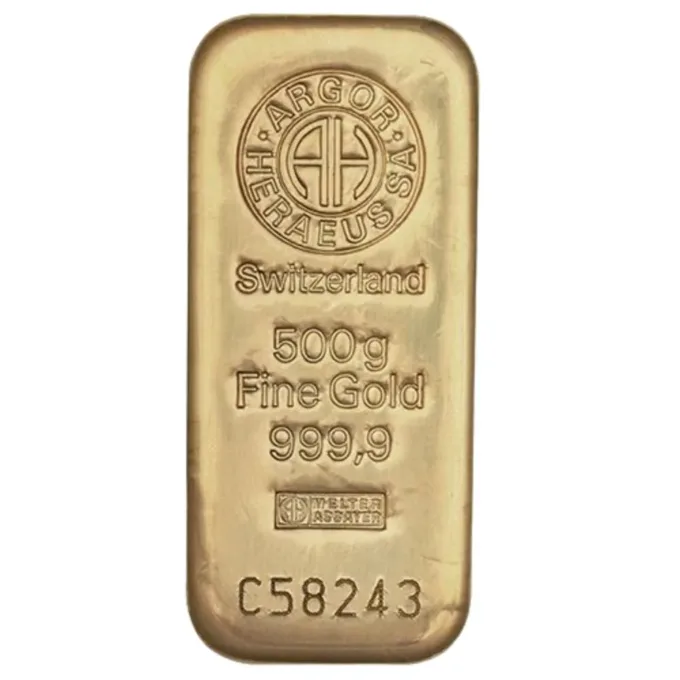 lingou-aur-argor-heraeus-500g-24k-999-9-cast-clasic-neogold Lingou de aur Argor-Heraeus 500g - aur 24K 999,9 cast clasic NeoGold
