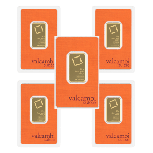 PACHET 5 BUC X 20GR VALCAMBI NEOGOLD.RO