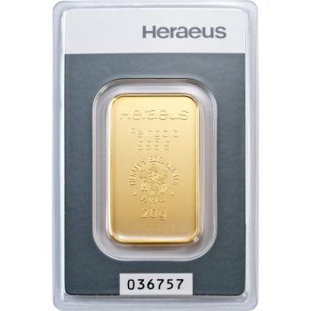 20 g Lingou aur Heraeus