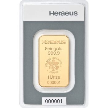 31.10 g Lingou aur Heraeus