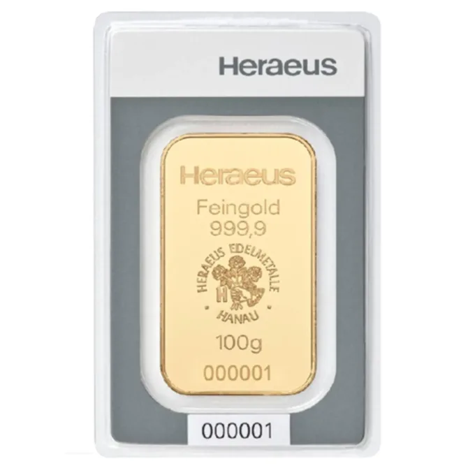 lingou-aur-heraeus-100g-24k-999-9-certificat-neogold Lingou de aur Heraeus 100g - aur 24K 999,9 certificat NeoGold