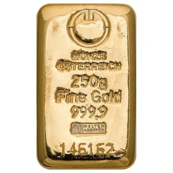 Lingou de aur Munze Osterreich 250g - aur 24K 999,9 certificat NeoGold