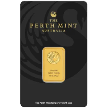 Lingou de aur Perth Mint 10g - aur 24K 999,9 certificat NeoGold