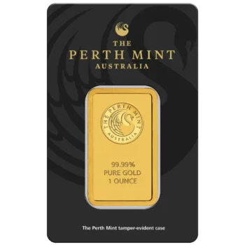 Lingou de aur Perth Mint 1 uncie - aur 24K 999,9 certificat NeoGold