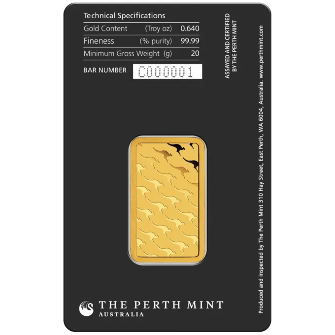 lingou-aur-perth-mint-20g-24k-999-9-spate-certificat-neogold Lingou de aur Perth Mint 20g - aur 24K 999,9 certificat NeoGold